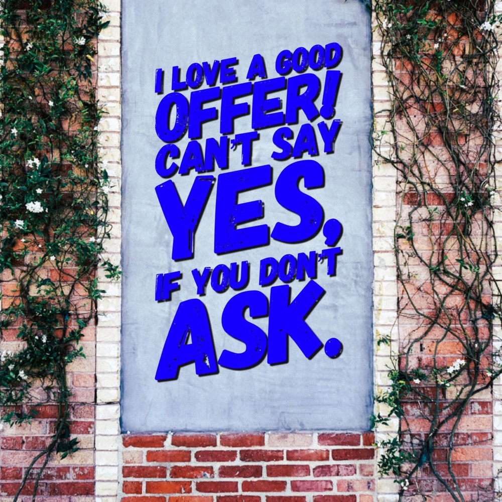 Make me an offer! Today could be your lucky day!
